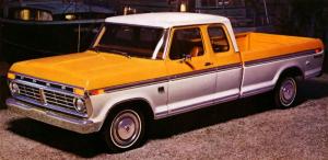 Ford F-150 Ranger XLT SuperCab Styleside Pickup 1975 года